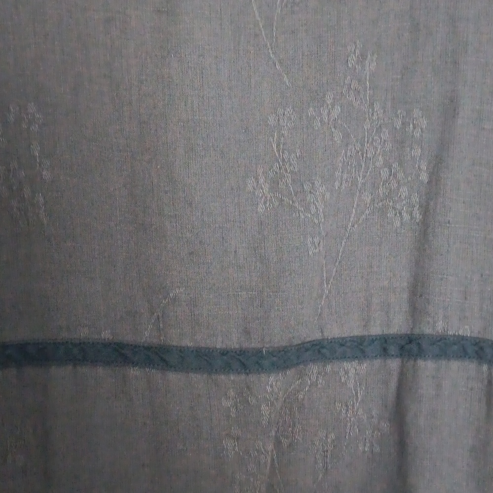 Vintage 100% Linen Maxi Dress - Picture 3 of 5